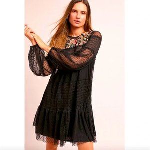 Maeve Anthropologie Embroidered Dress
